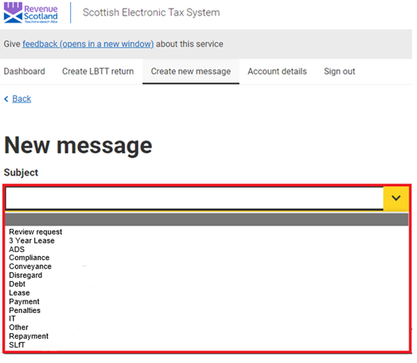 How To Create A Secure Message Revenue Scotland